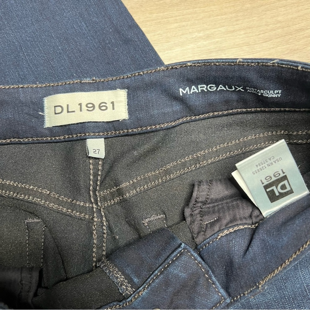DL1961 Margaux Intrasculpt Ankle Skinny Jeans in Moscow Wash, size 27 - Picture 3 of 6